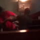 Image shows customer (right) and an employee at the Kiku Japanese restaurant in Atlanta engaged in a fight after a brawl took place at the restaurant on Mother’s Day.
WSB-TV Screenshot